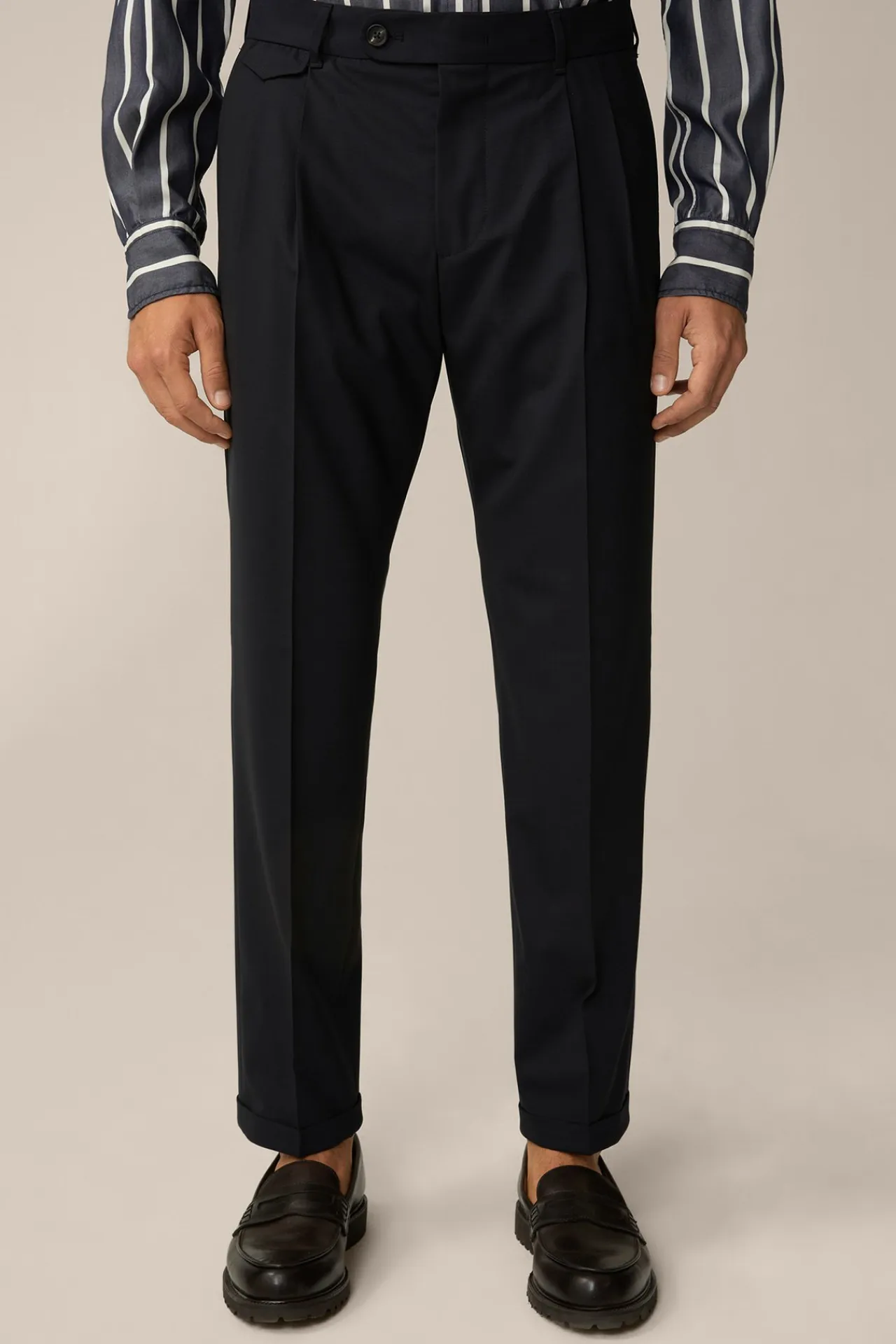 Baukasten-Hose Serpo Mit Bundfalte Und Umschlag In*Windsor Clearance