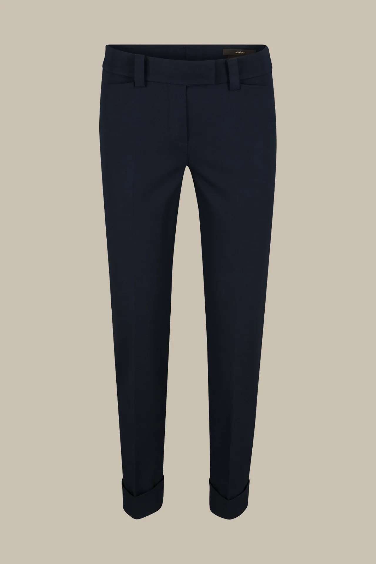 Baumwoll-Bi-Stretch-Chino Mit Umschlag In*Windsor Clearance