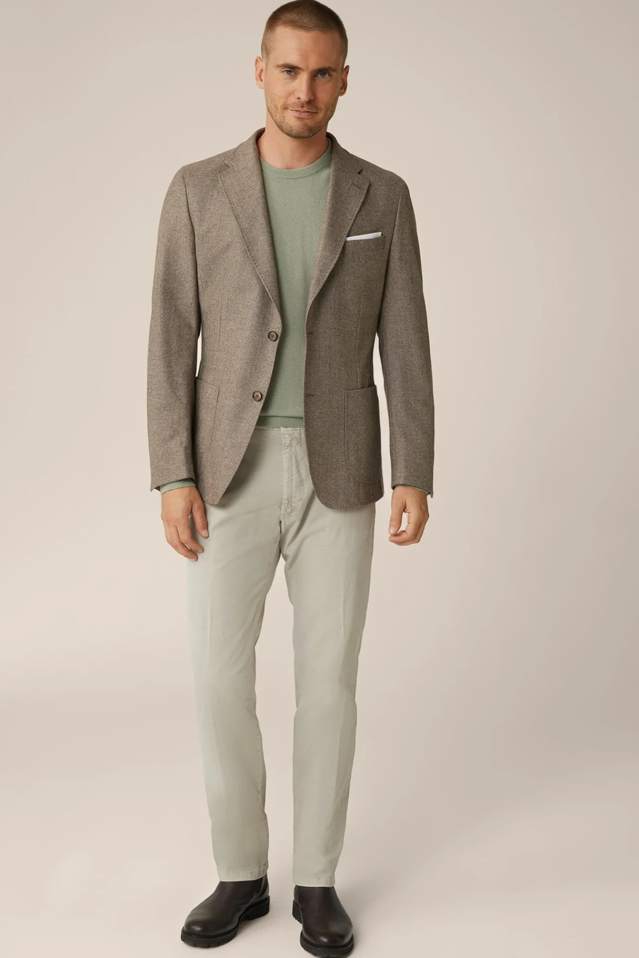 Baumwoll-Chino Cino Mit Struktur In*Windsor Fashion
