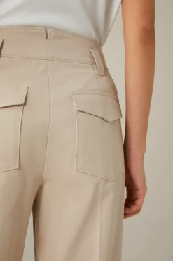 Baumwoll-Gabardine-Marlene-Hose In*Windsor Best