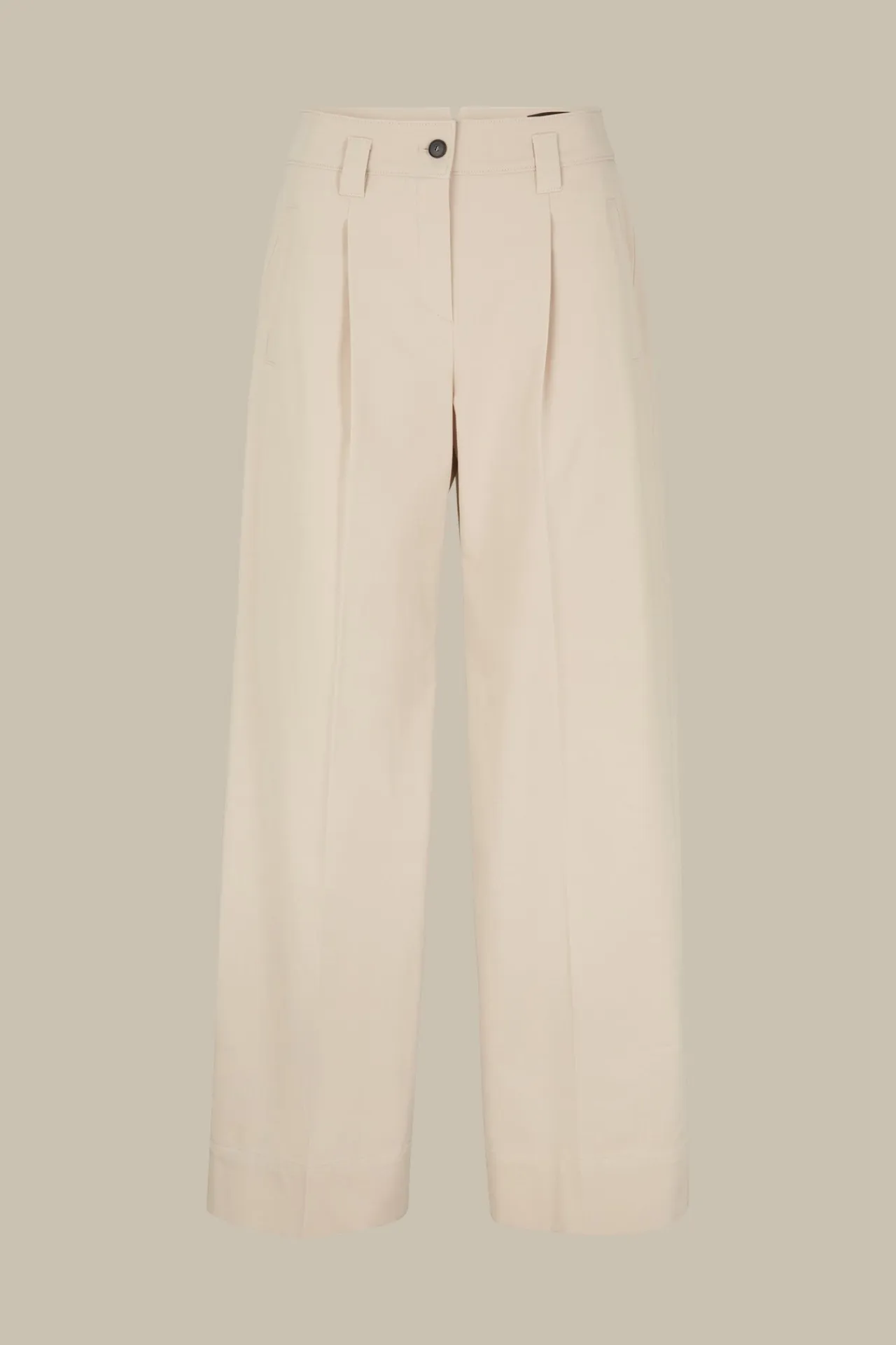 Baumwoll-Gabardine-Marlene-Hose In*Windsor Best