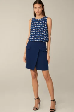 Baumwoll-Gabardine-Mini-Rock In*Windsor Discount