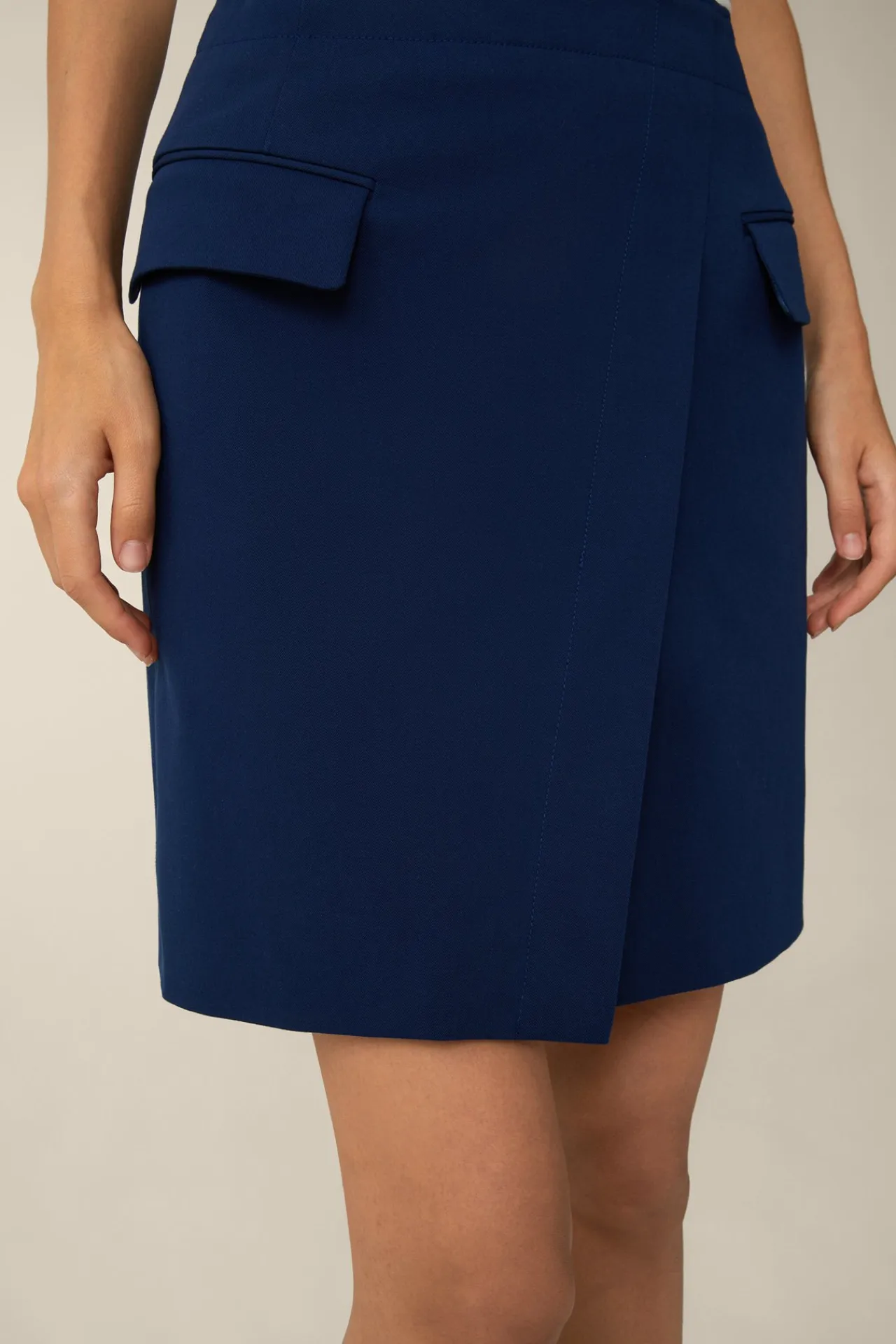 Baumwoll-Gabardine-Mini-Rock In*Windsor Discount