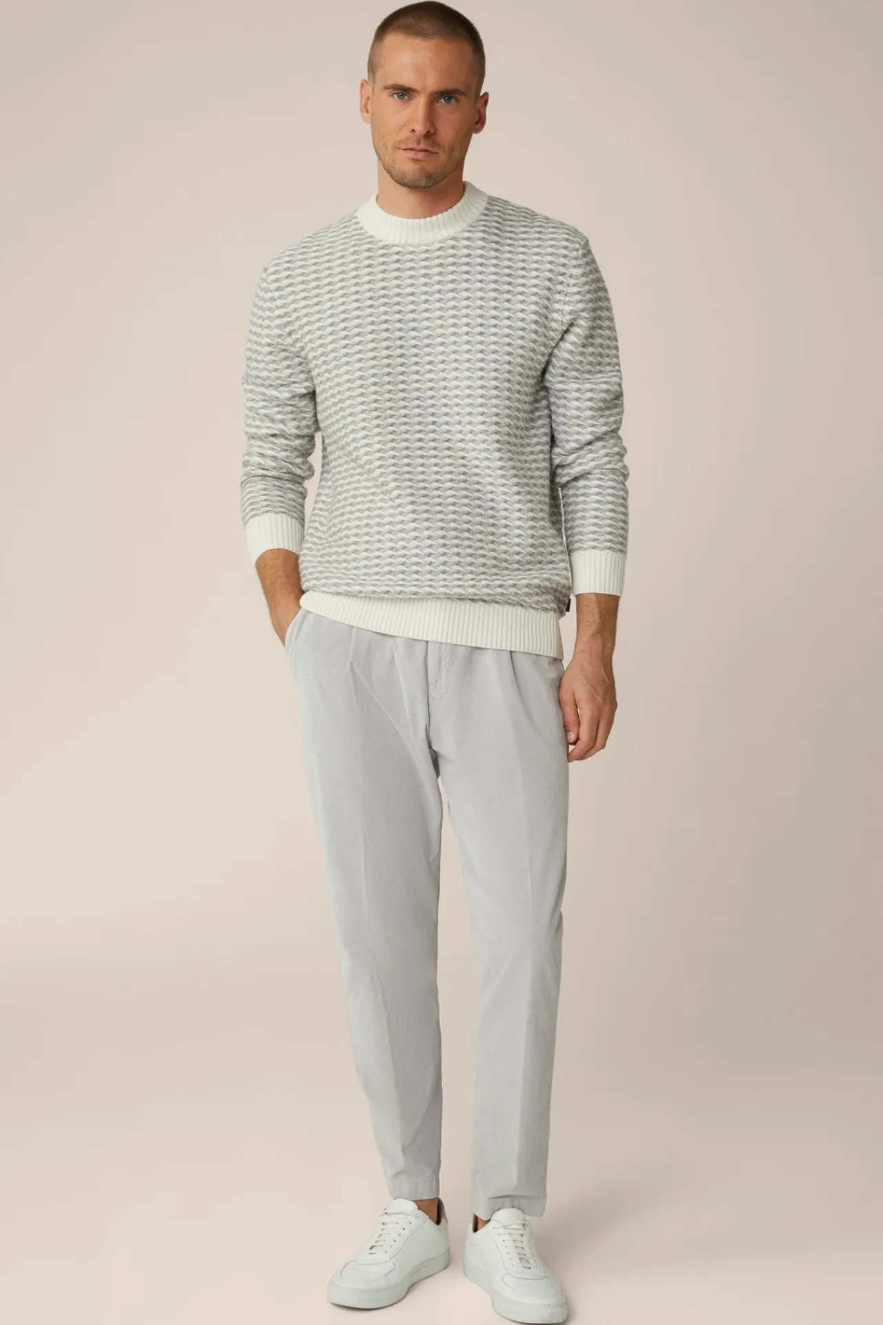 Baumwoll-Hose Flero Mit Bundfalte In*Windsor Sale