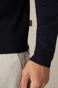 Baumwoll-Langarm-Poloshirt Frido In*Windsor Hot