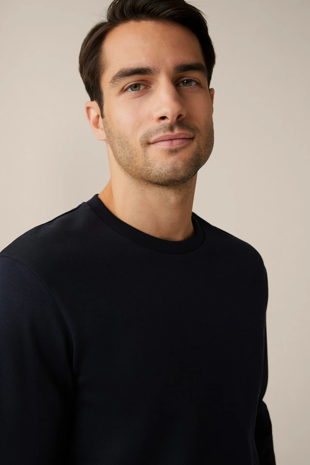 Baumwoll-Langarm-Shirt Frido In*Windsor Sale