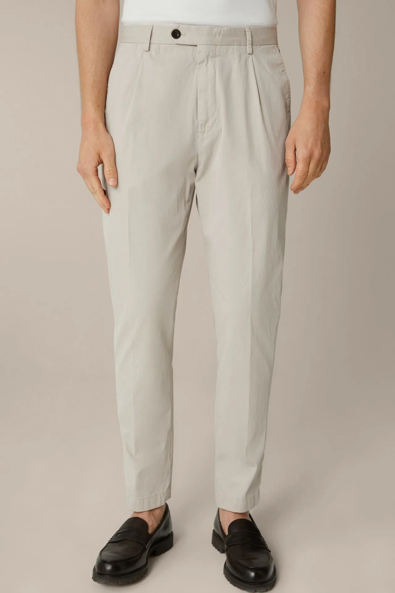 Baumwollmix-Hose Flero Mit Bundfalte In*Windsor Fashion