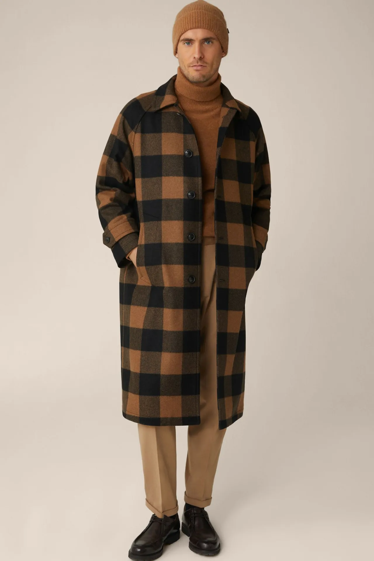 Baumwollmix-Hose Serpo In Camel-Braun*Windsor Online