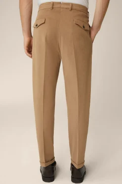Baumwollmix-Hose Serpo In Camel-Braun*Windsor Online