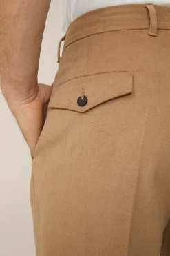 Baumwollmix-Hose Serpo In Camel-Braun*Windsor Online