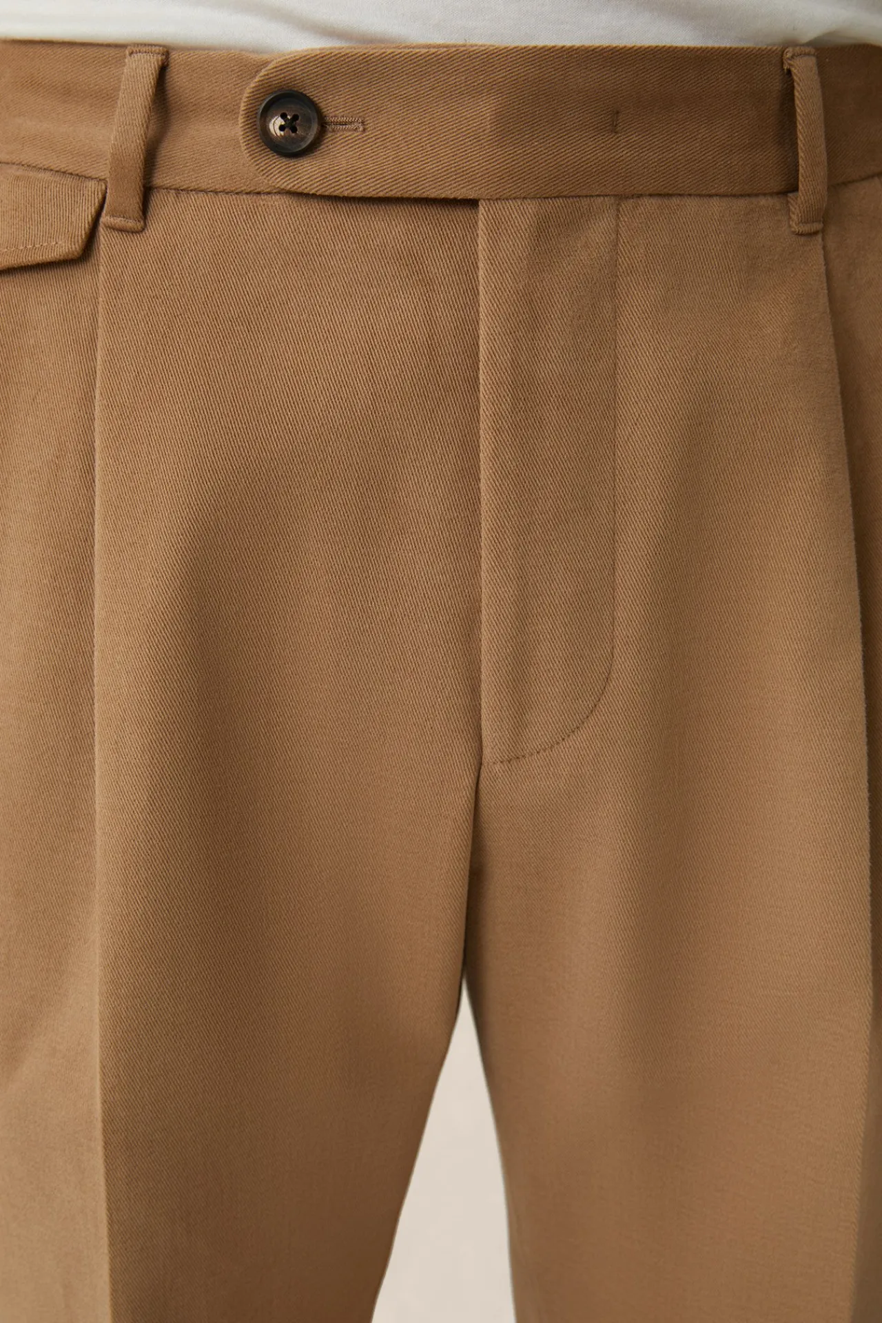 Baumwollmix-Hose Serpo In Camel-Braun*Windsor Online