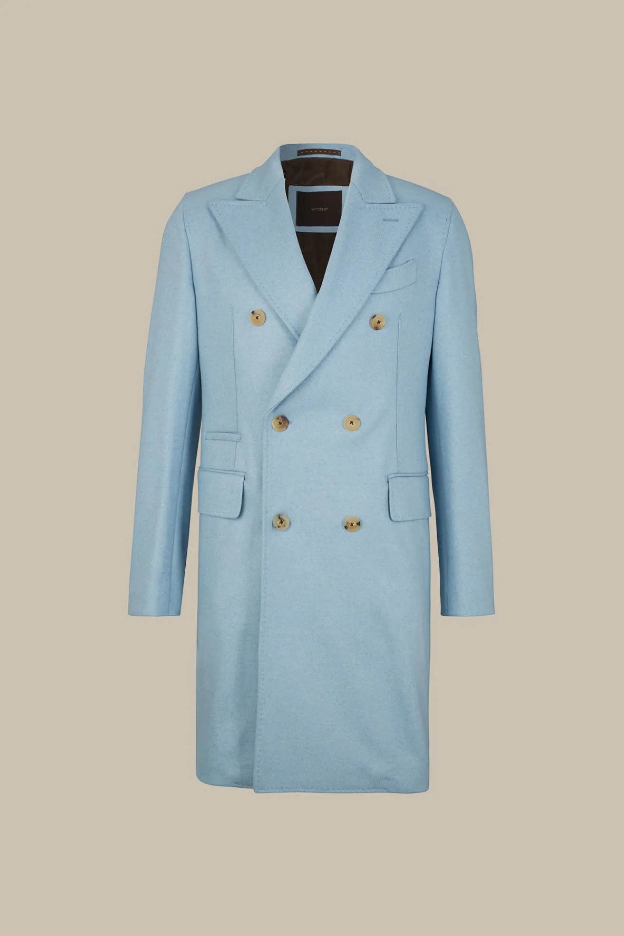 Cashmere-Doppelreiher-Mantel Cantro Mit Reverskragen In*Windsor Hot