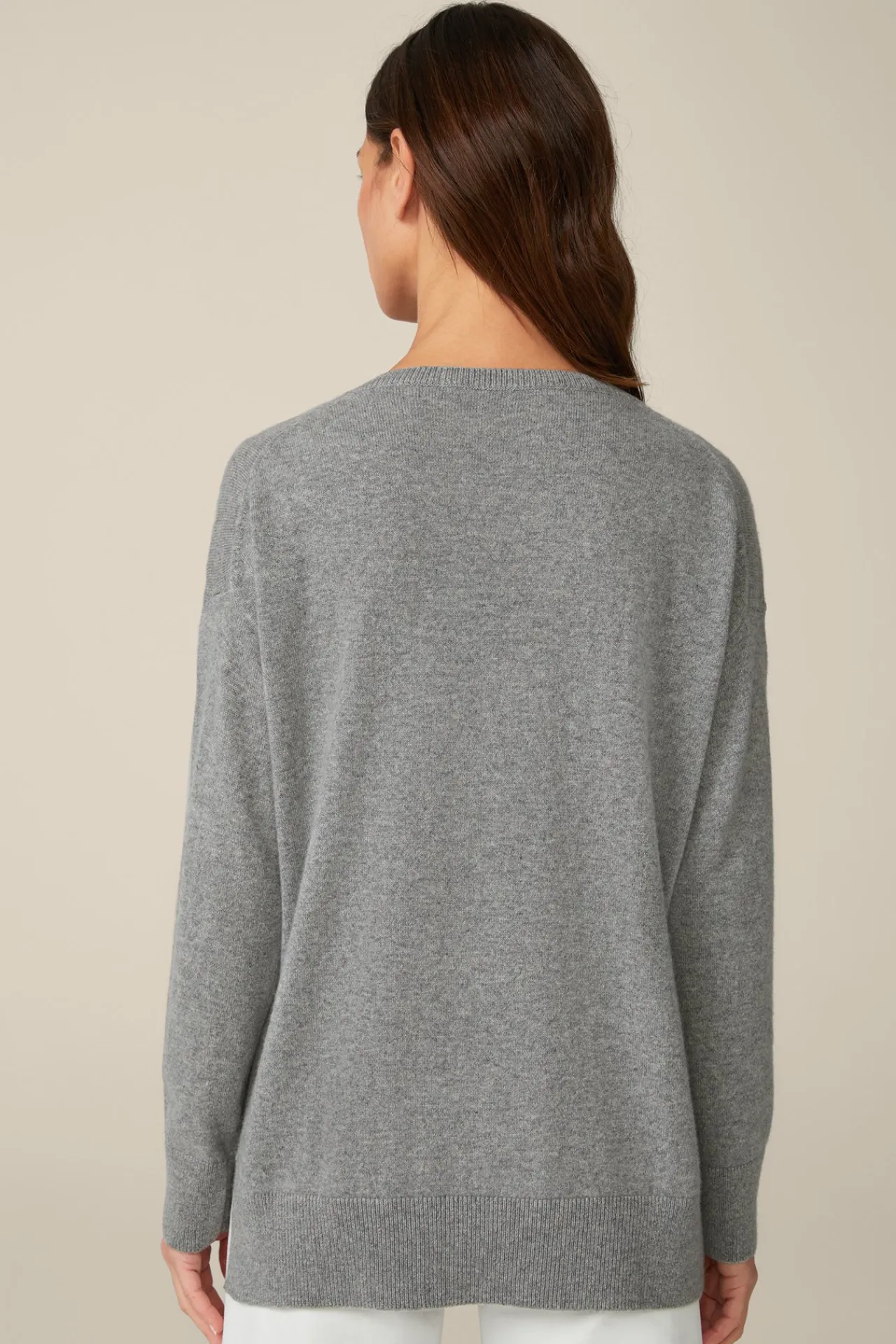 Cashmere-Pullover In Grau Melange*Windsor Sale