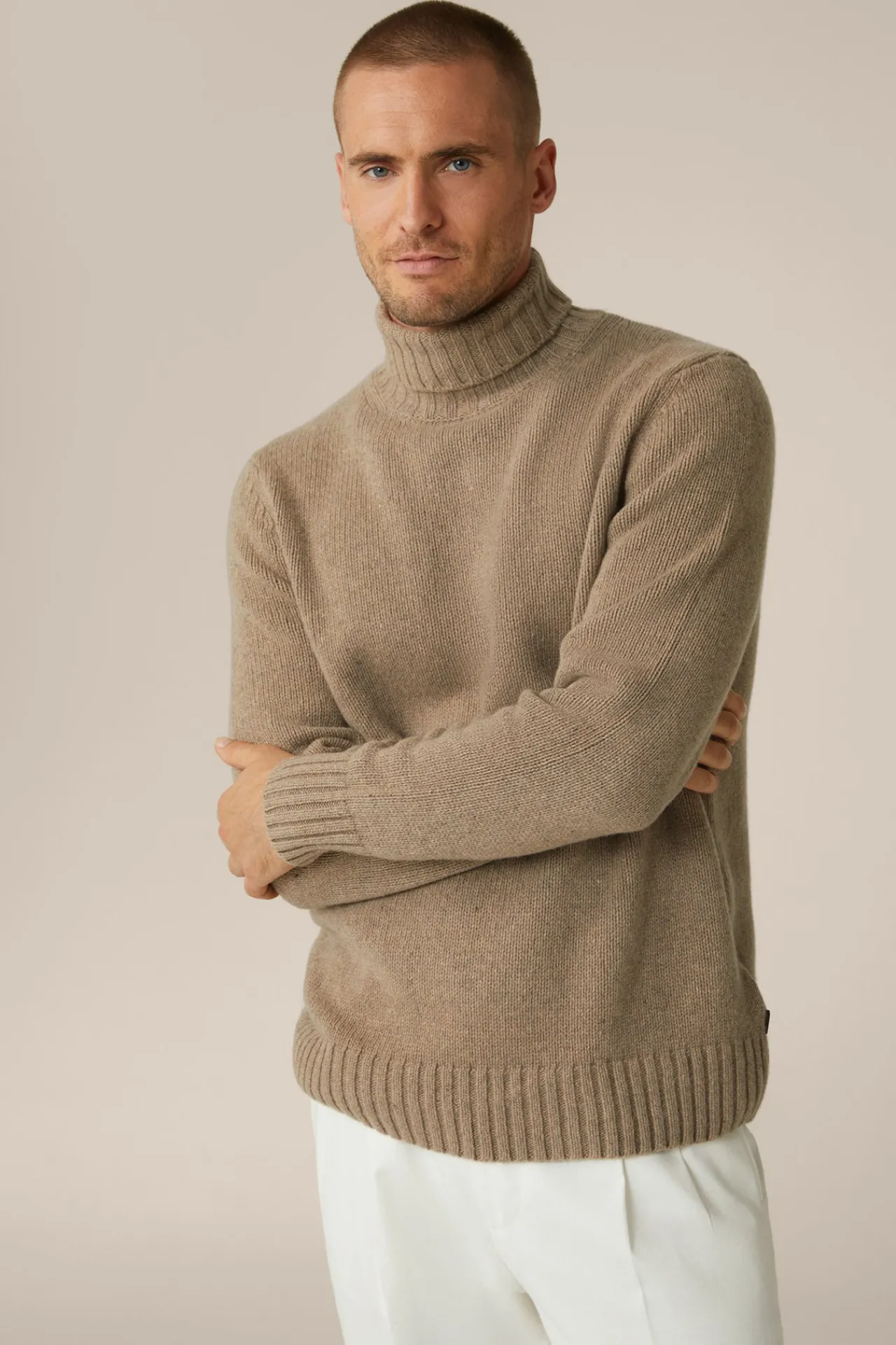 Cashmere-Rollkragen-Pullover Ecosio In*Windsor New