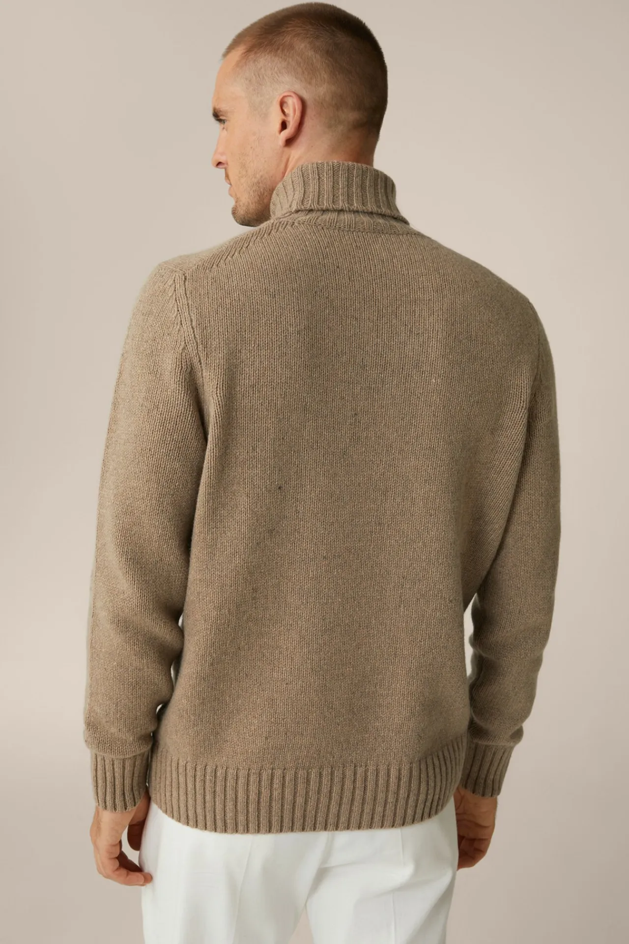 Cashmere-Rollkragen-Pullover Ecosio In*Windsor New