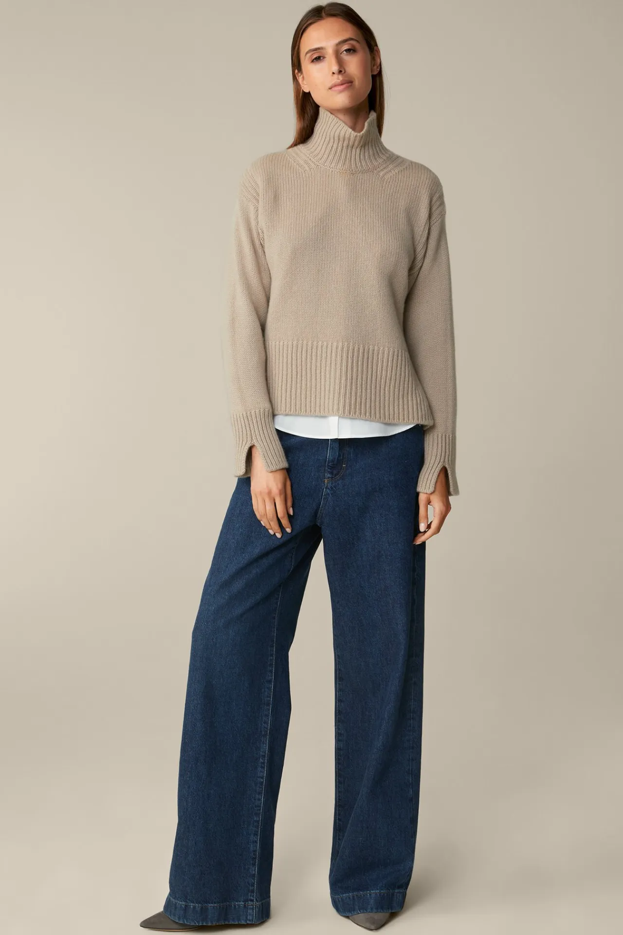 Cashmere-Rollkragen-Pullover In*Windsor Clearance