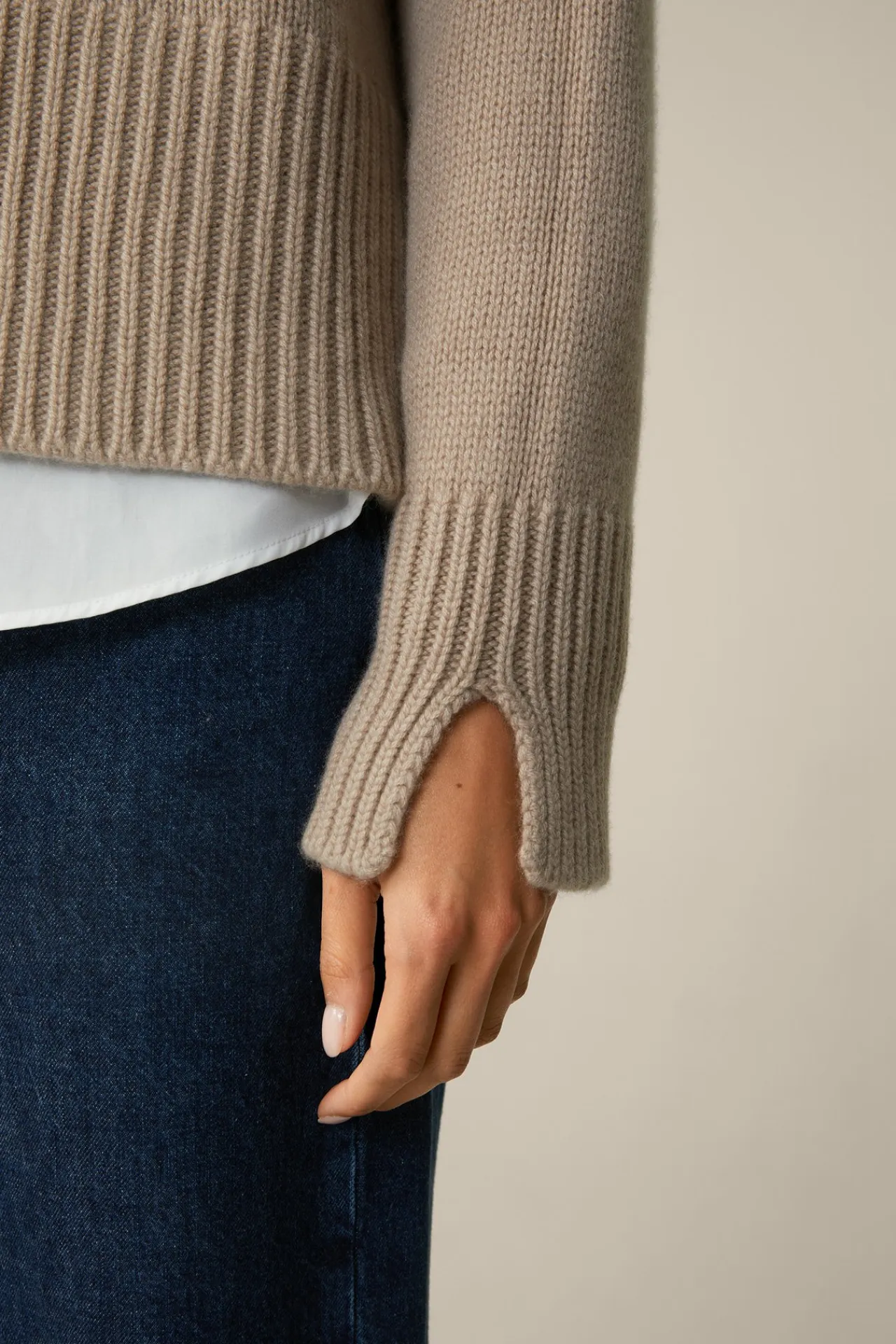 Cashmere-Rollkragen-Pullover In*Windsor Clearance