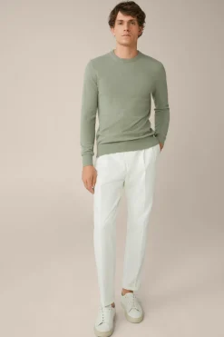Cashmere-Rundhals-Pullover Cashmono In*Windsor Hot