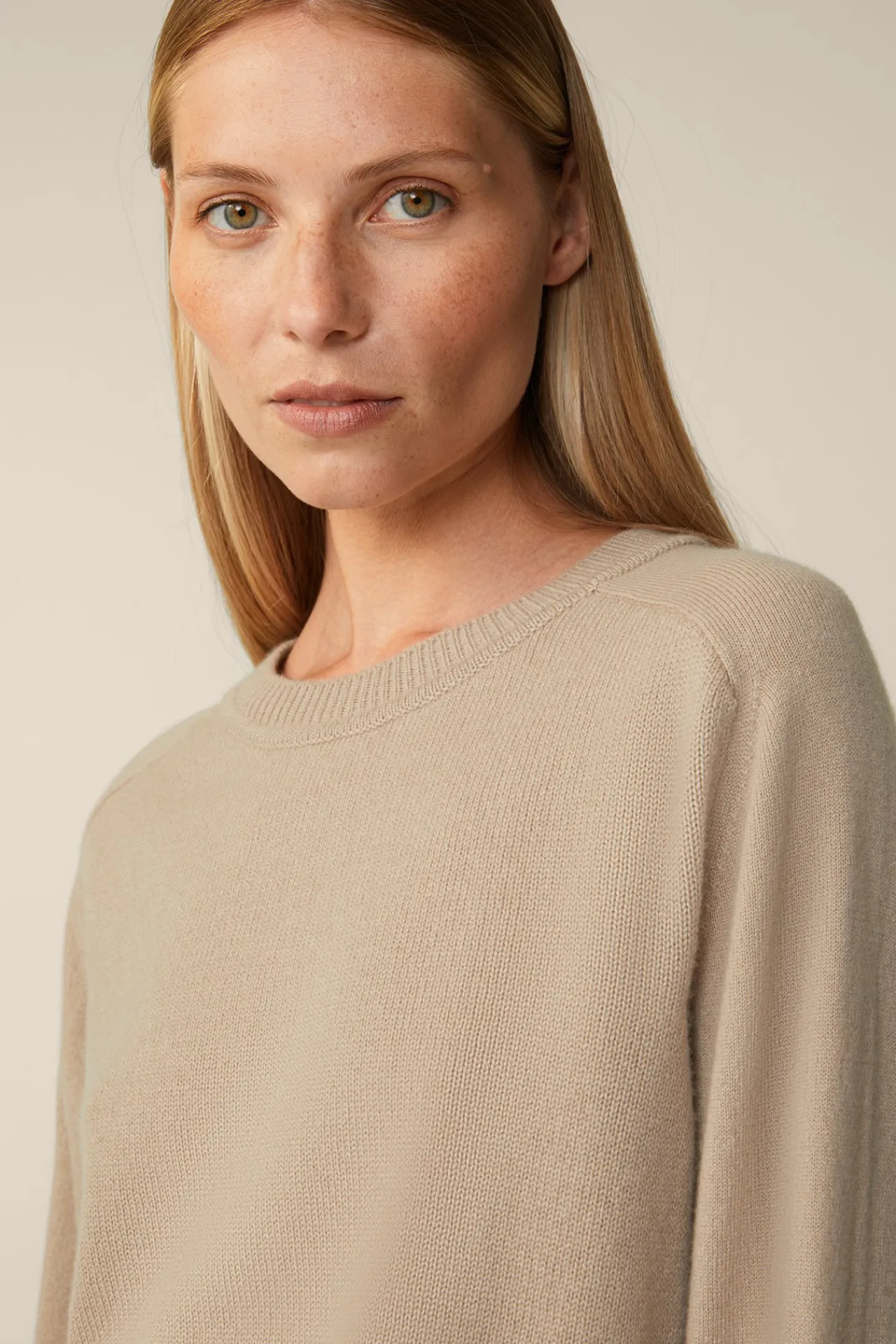 Cashmere-Rundhals-Pullover In*Windsor New