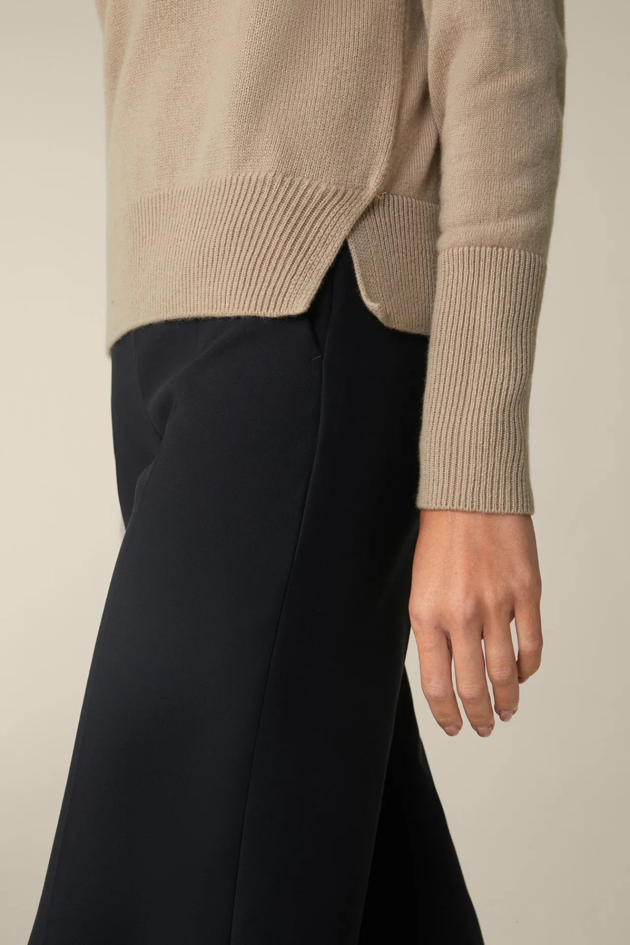 Cashmere-Rundhals-Pullover In*Windsor New
