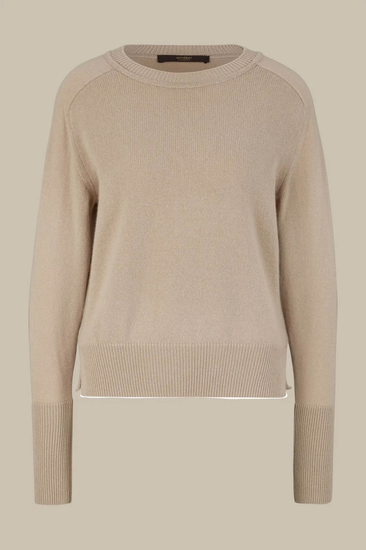 Cashmere-Rundhals-Pullover In*Windsor New