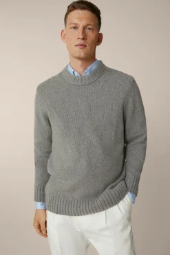 Cashmere-Strick-Rundhals-Pullover Ecosio In*Windsor Sale