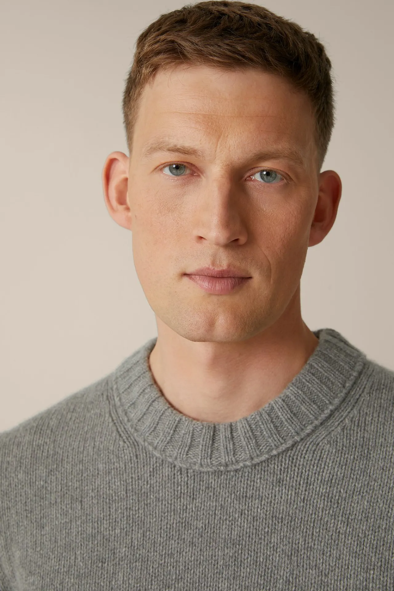 Cashmere-Strick-Rundhals-Pullover Ecosio In*Windsor Sale