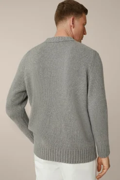 Cashmere-Strick-Rundhals-Pullover Ecosio In*Windsor Sale