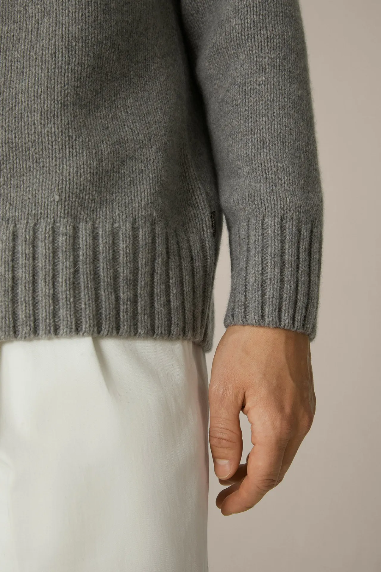 Cashmere-Strick-Rundhals-Pullover Ecosio In*Windsor Sale