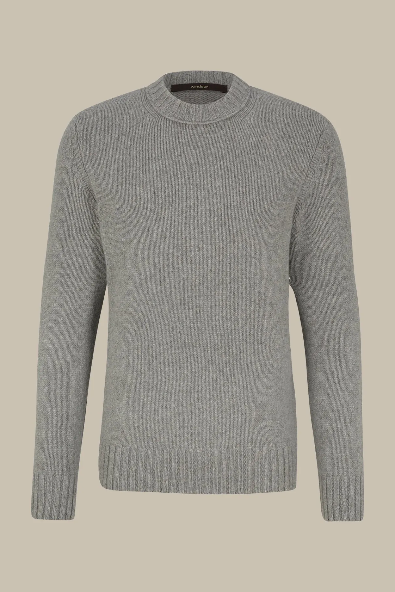 Cashmere-Strick-Rundhals-Pullover Ecosio In*Windsor Sale