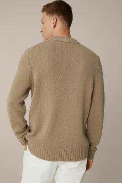 Cashmere-Strick-Rundhals-Pullover Ecosio In Beige*Windsor Online