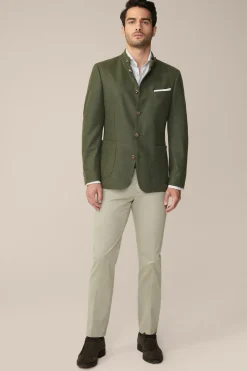Cashmere-Trachten-Janker Sendling In Oliv Meliert*Windsor Fashion