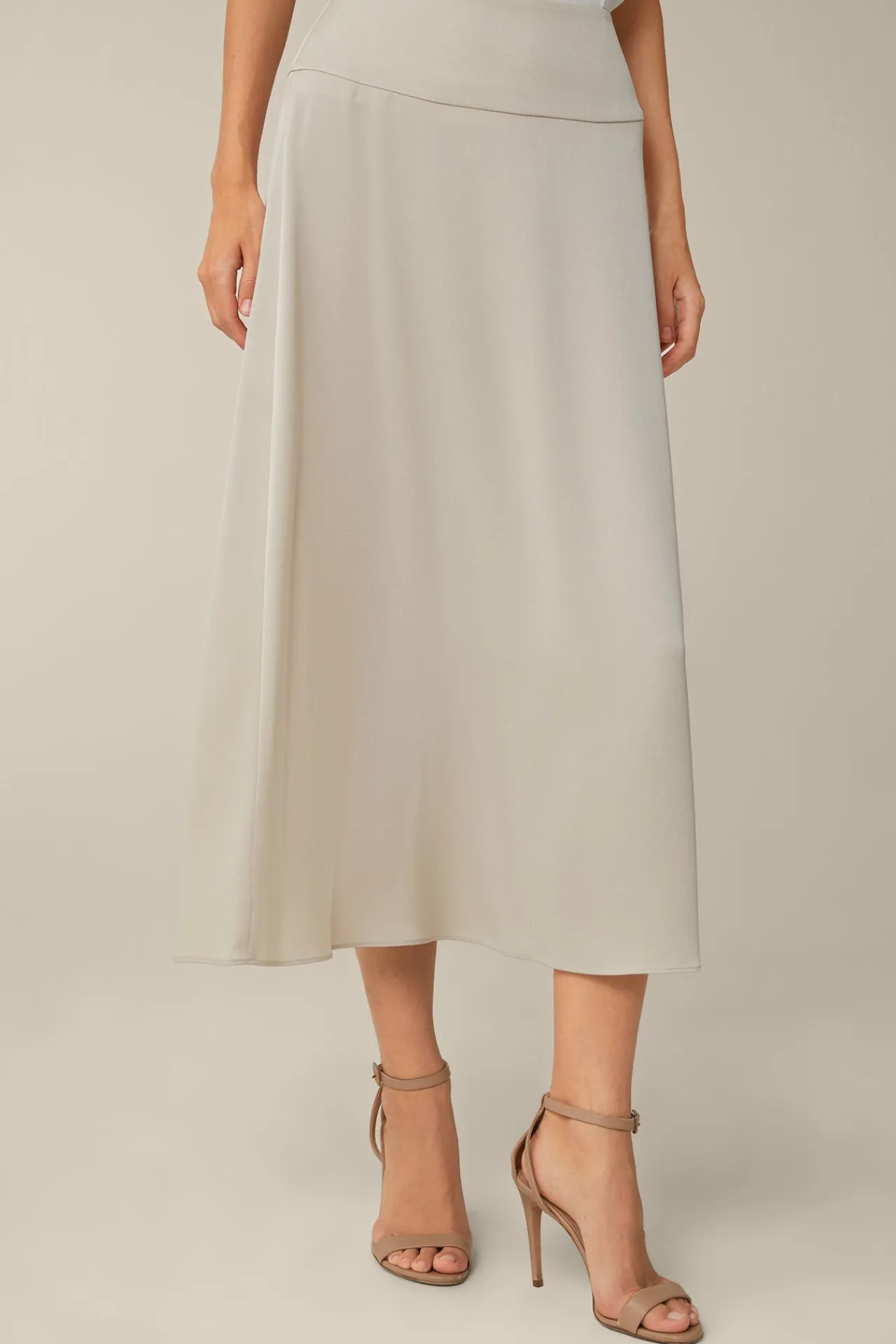 Crepe-A-Linien-Rock In Midi-Lange In*Windsor Discount