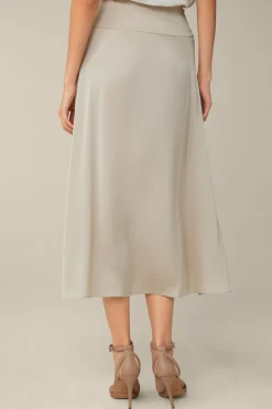 Crepe-A-Linien-Rock In Midi-Lange In*Windsor Discount