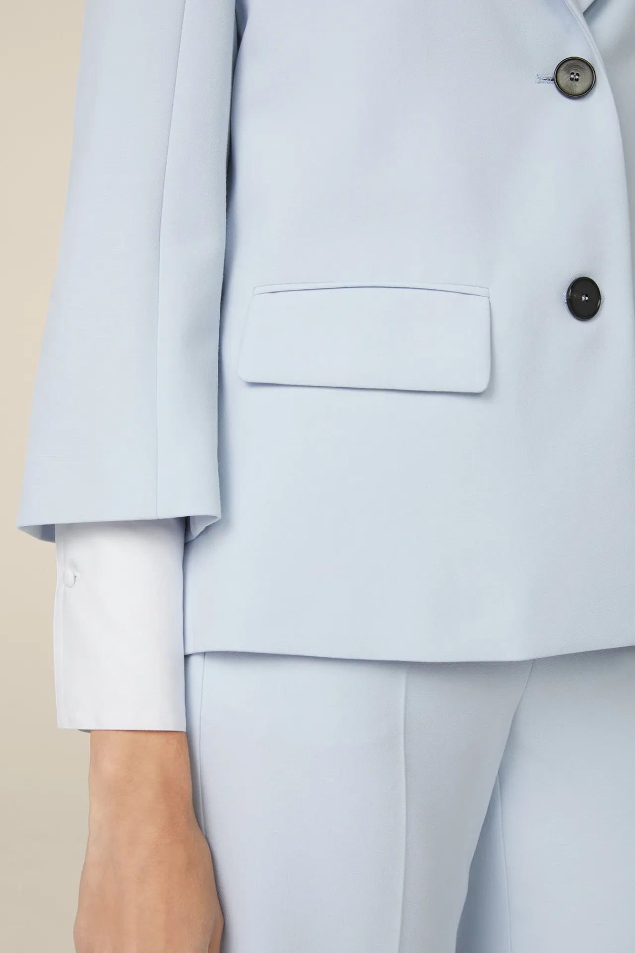 Crepe-Blazer-Jacke In*Windsor Sale