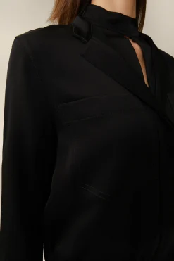 Crepe-Blouson In*Windsor New