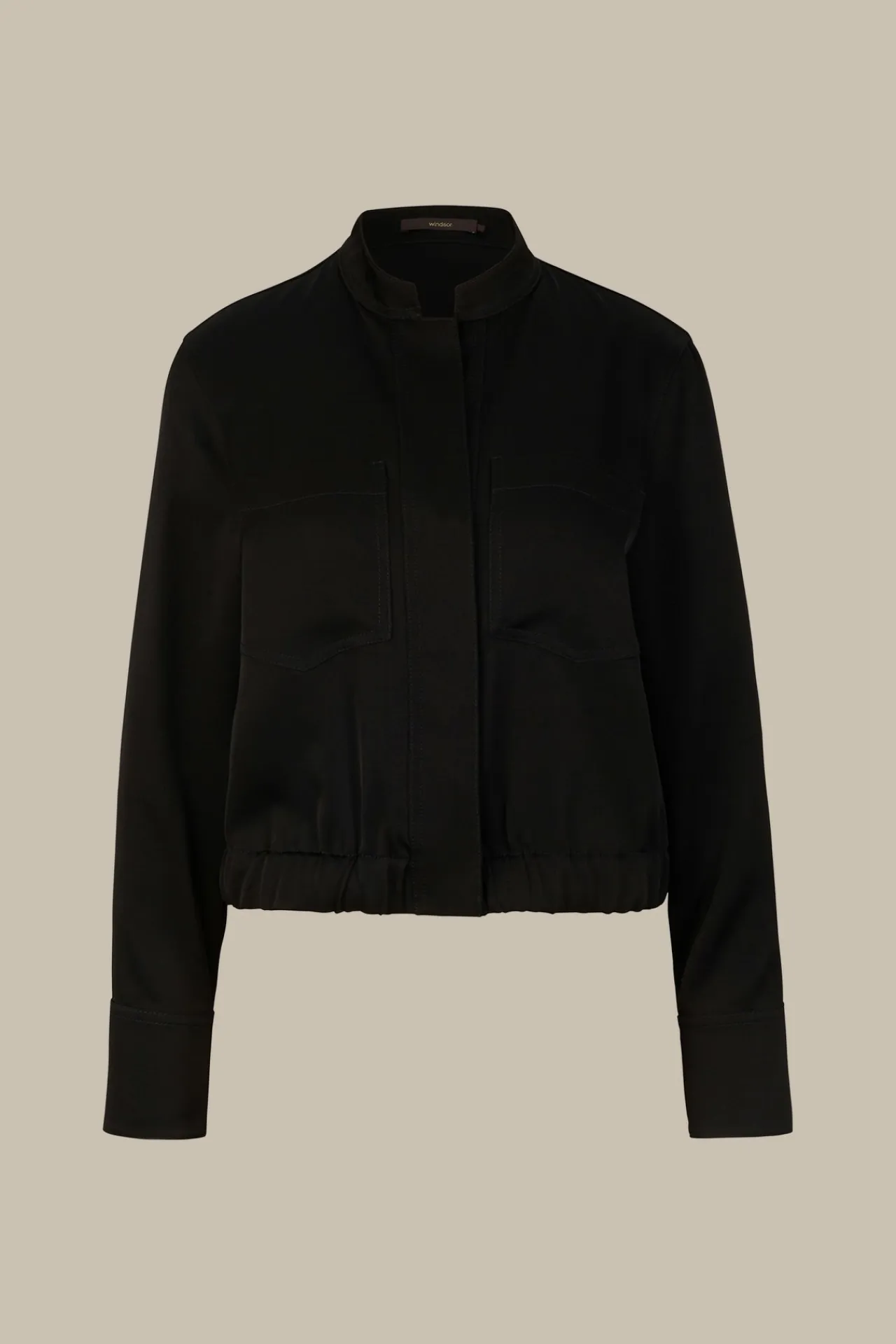 Crepe-Blouson In*Windsor New