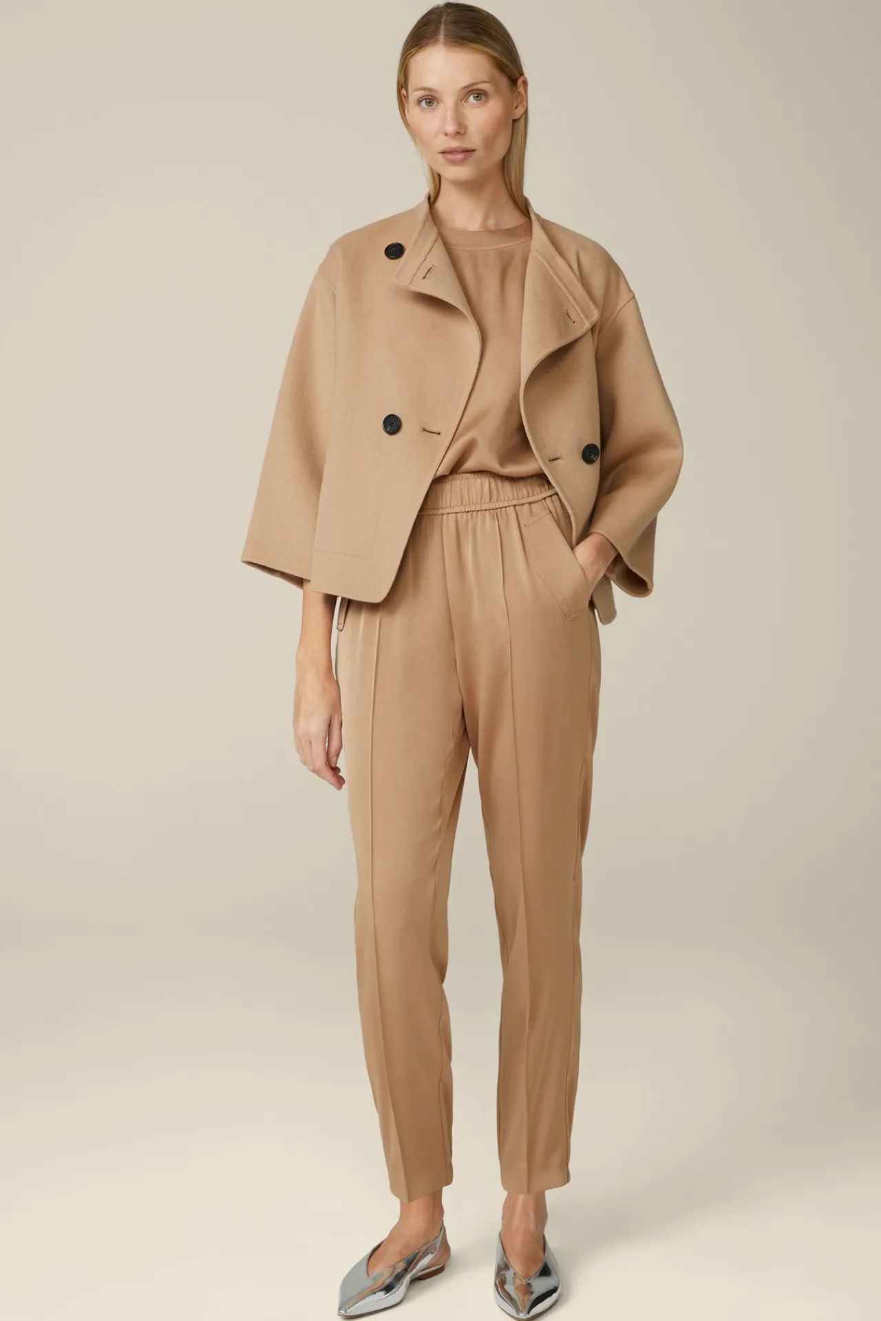 Crepe-Blusen-Shirt In*Windsor New