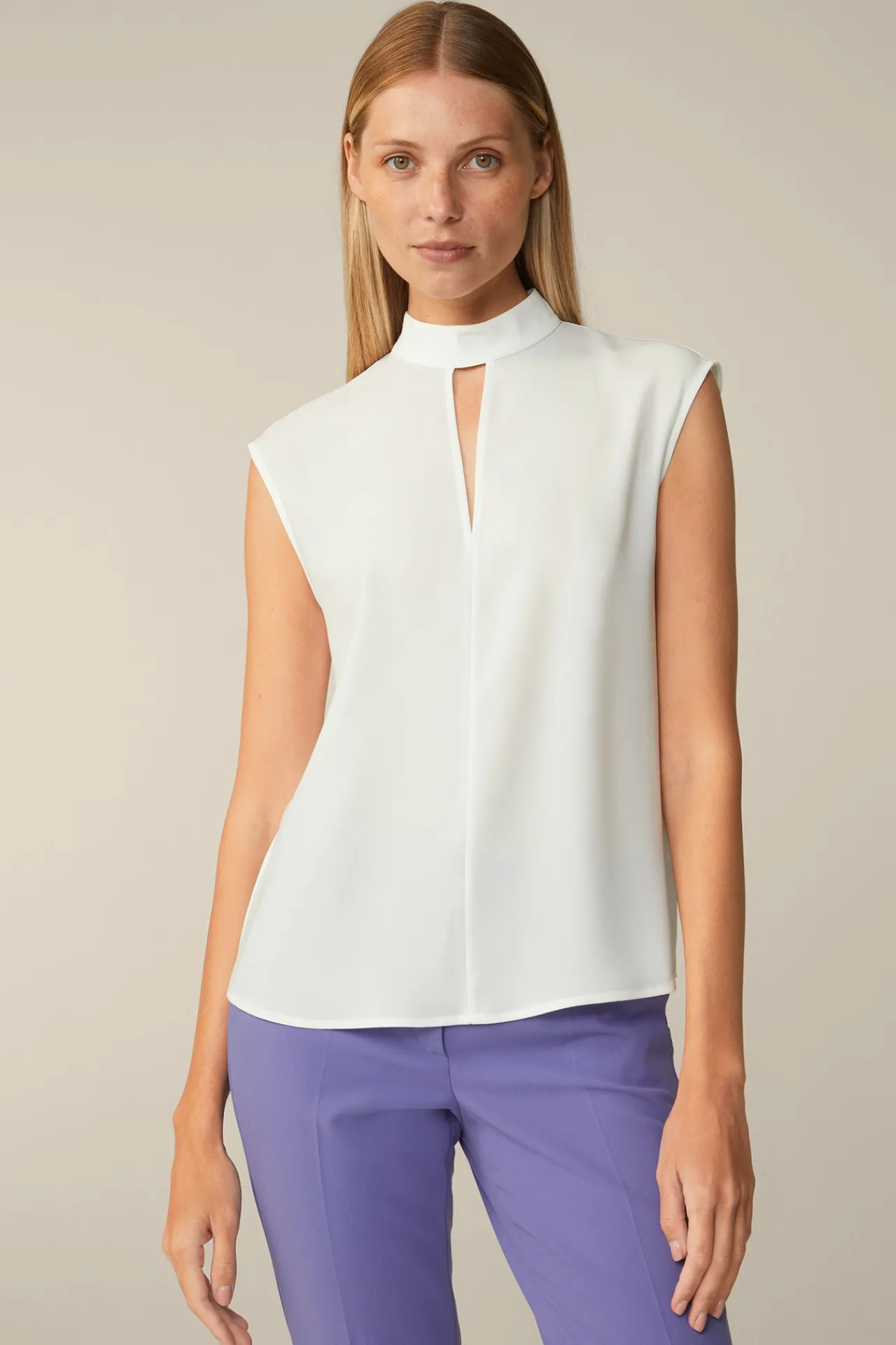 Crepe-Blusen-Top In*Windsor Sale