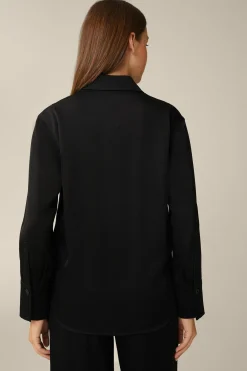 Crepe-Hemdbluse In*Windsor Hot