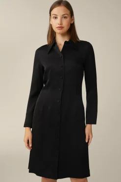 Crepe-Hemdblusen-Kleid In*Windsor New