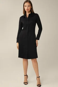 Crepe-Hemdblusen-Kleid In*Windsor New