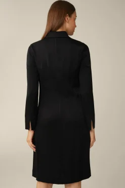 Crepe-Hemdblusen-Kleid In*Windsor New