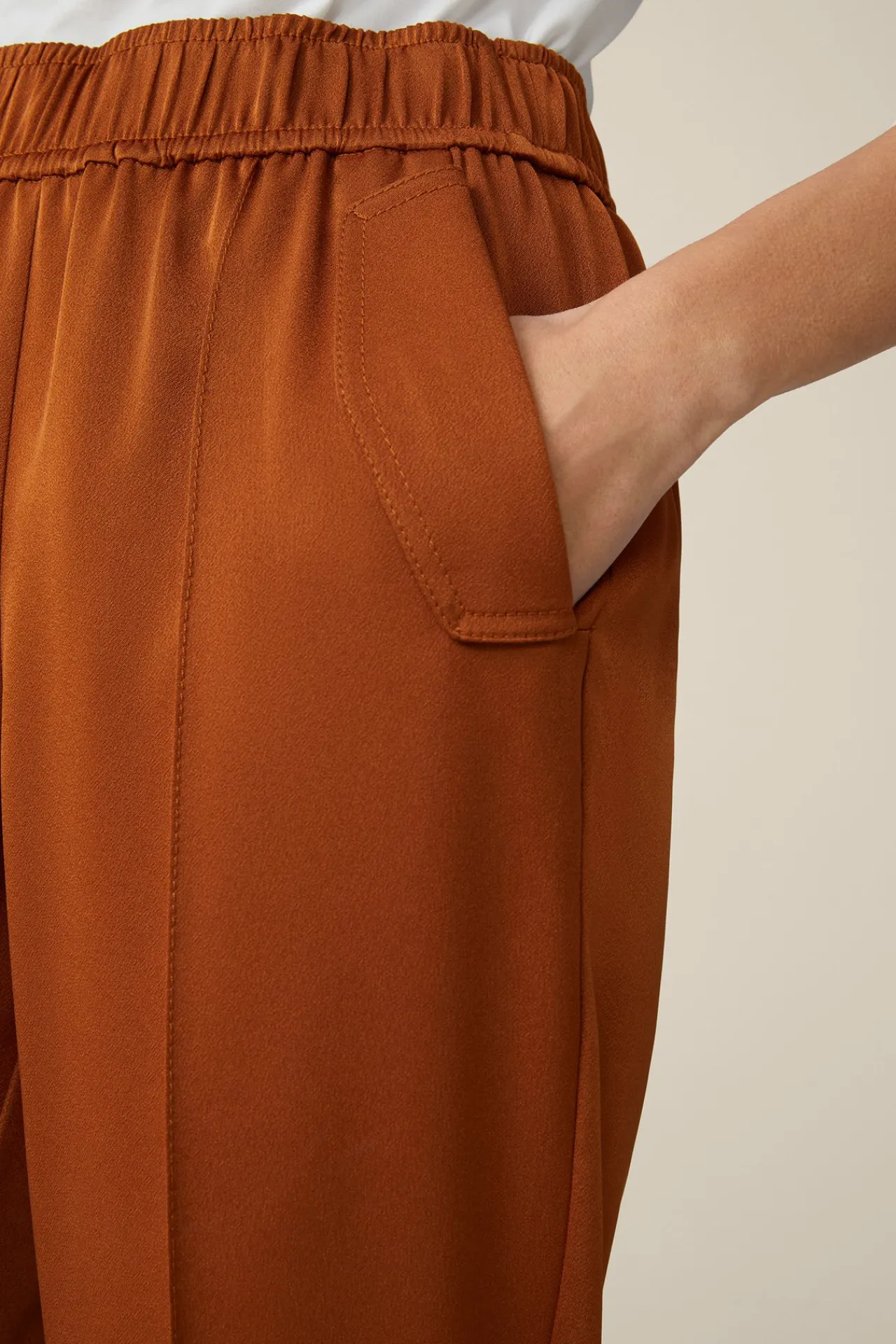 Crepe-Hose Im Jogger-Stil In*Windsor Sale