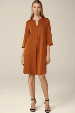 Crepe-Kleid In A-Linie In*Windsor Hot
