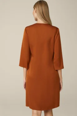 Crepe-Kleid In A-Linie In*Windsor Hot