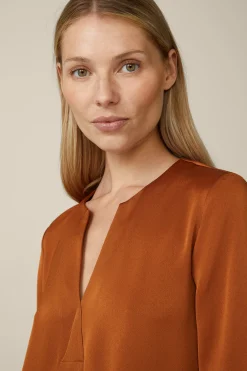 Crepe-Kleid In A-Linie In*Windsor Hot