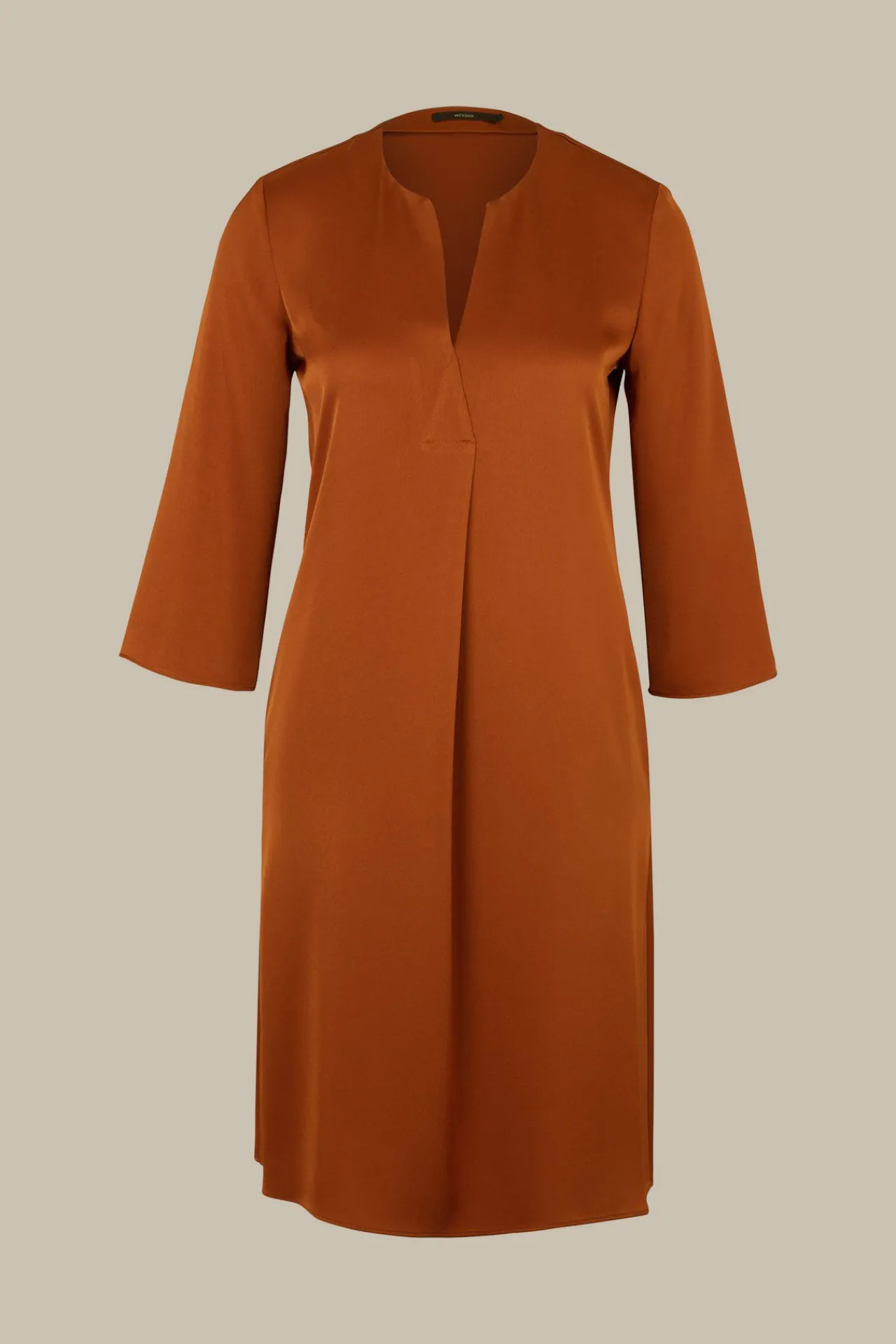Crepe-Kleid In A-Linie In*Windsor Hot