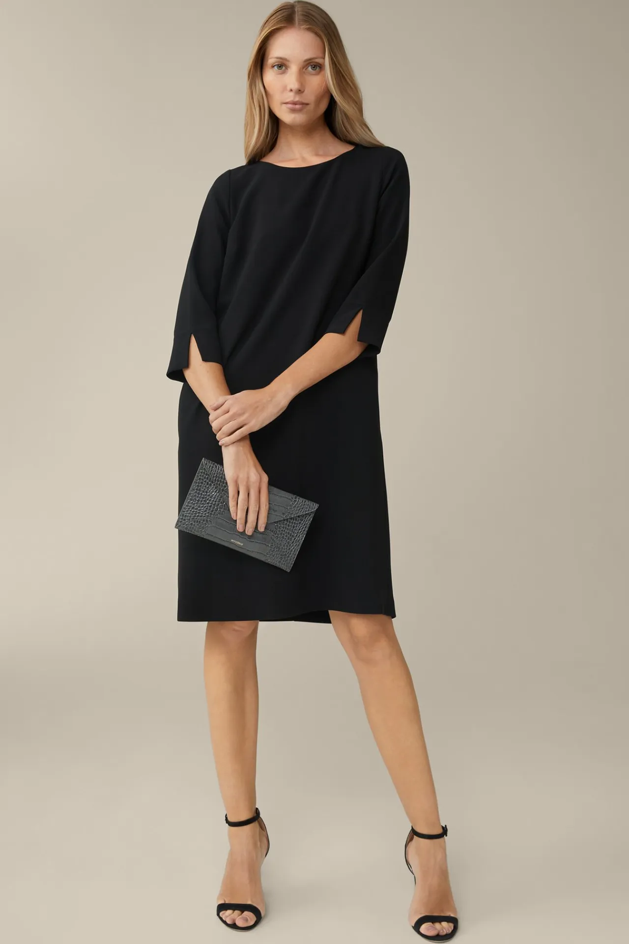 Crepe-Kleid In A-Linie In*Windsor Discount