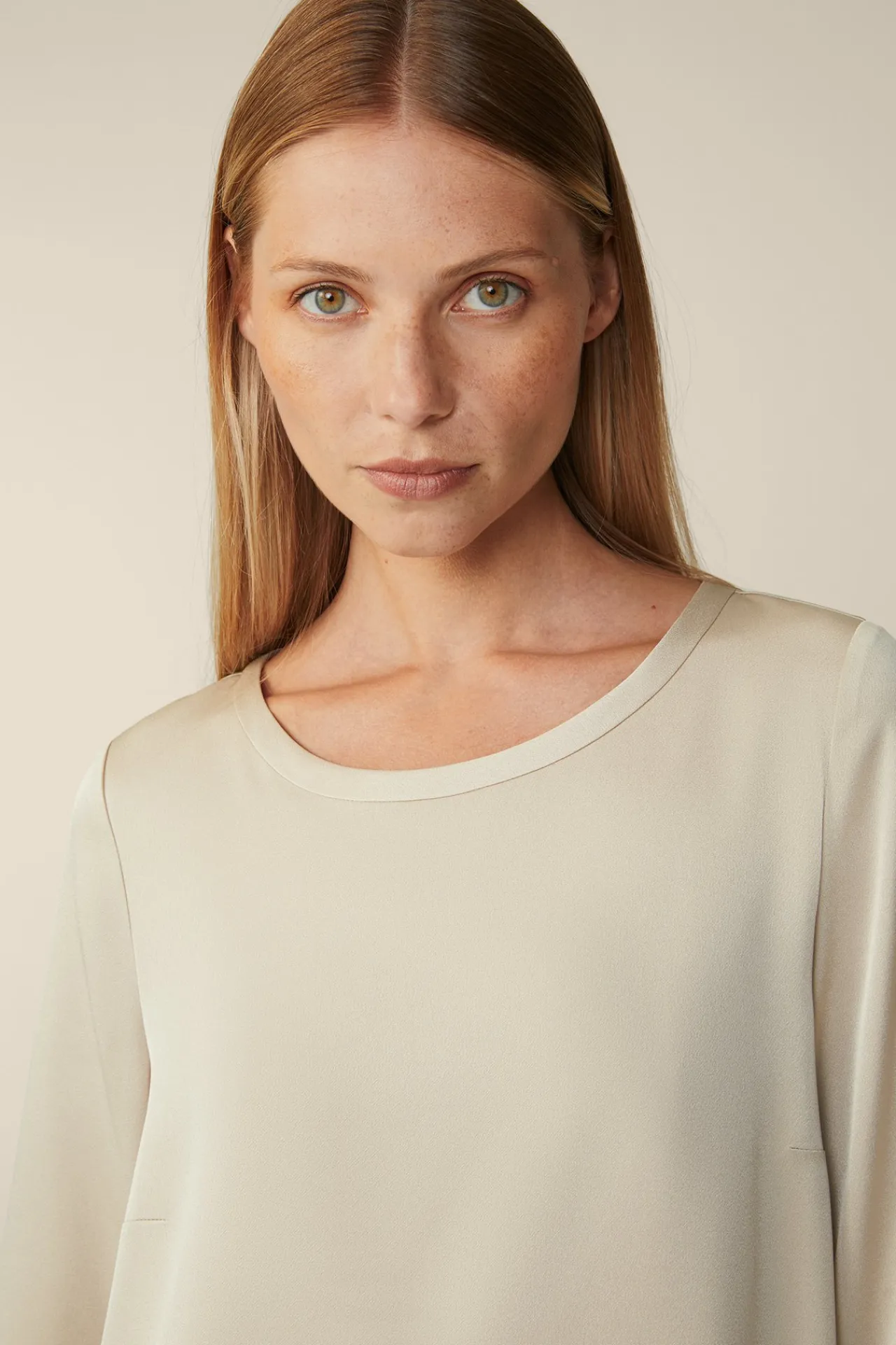Crepe-Kleid In H-Linie In*Windsor Best
